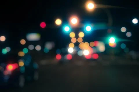 Out of focus lights Stock Photos