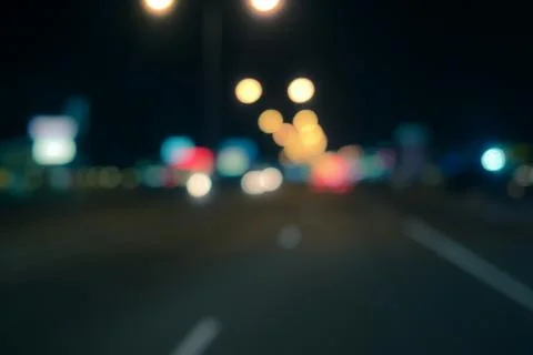 Out of focus lights Stock Photos