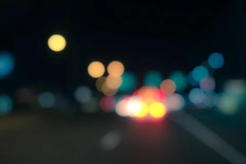 Out of focus lights Stock Photos