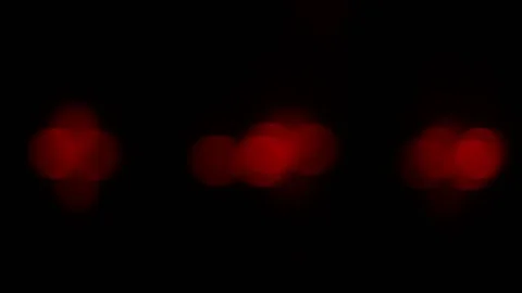 Out of focus moving light at night. Stock Footage 79226855