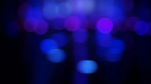 Out of focus moving light at night. Stock Footage 79228231