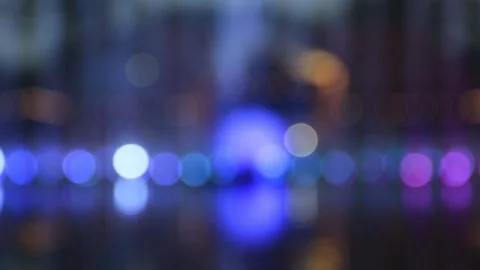 Out of focus multicolored blurred lights  Stock Footage 200172621