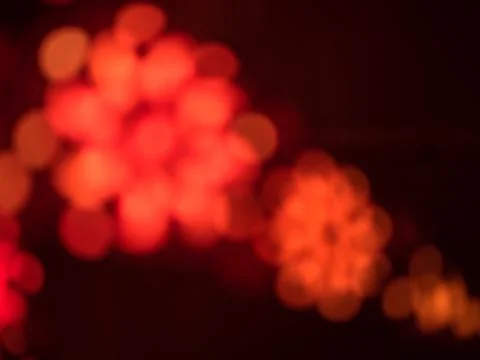 Out of focus red lights Stock Photos
