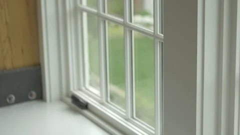 Out of Focus Still Shot of Interior Window Stock Footage 100899330