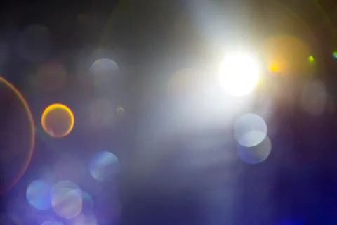 Out of focus studio lights Stock Photos