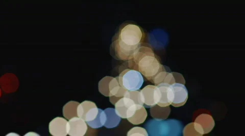 Out of focus time lapse of traffic 5 스톡 동영상 85435