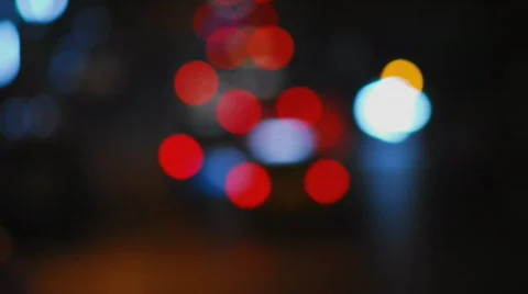 Out of focus time lapse of traffic 4 스톡 동영상 85441