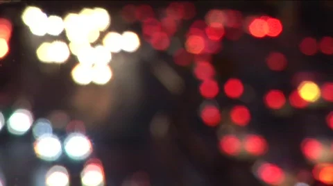 Out of Focus Traffic Timelapse Stock Footage 574838