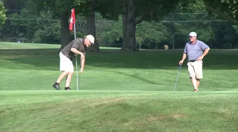 Out golfing (3 of 4) 스톡 동영상 16763808