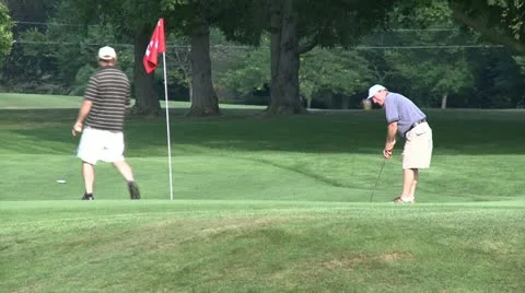 Out golfing (4 of 4) 스톡 동영상 16765133
