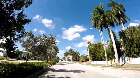 Out of Hollywood Beach Stock Footage 101184196