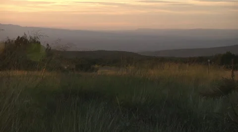 Out of the Mountains Before Dark Stock Footage 50063197