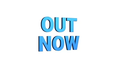 Out now 3D text looped animation word on super discount offer Stock Footage 313665086