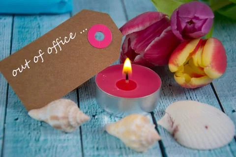 Out of office Foto stock