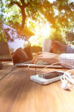 Out of office work concept vertical Stock Photos