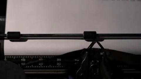 Out with the Old typed out on an old vintage typewriter Stock Footage 97763139