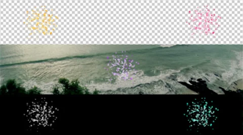 In Out Particle Logo 스톡 After Effects