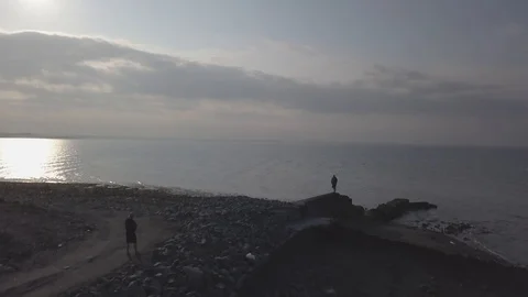 Out to sea 스톡 동영상 108684147