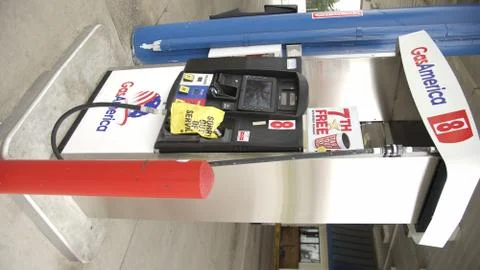 Out of service gas pump Stock Photos