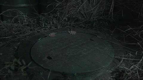 Out of the sewer Video stock 249512050