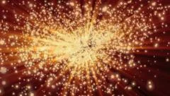 Out of Stardust: custom text morphs from galaxy bursts Stock After Effects