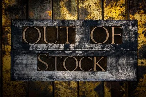 Out of Stock Stock Illustration