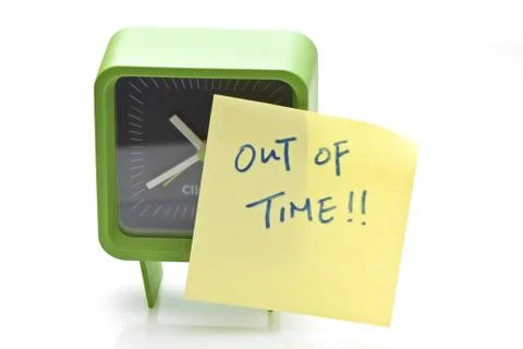 Out of time concept Stock Photos