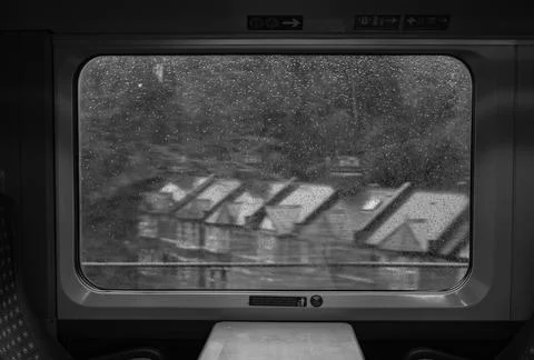 Out the train window Stock Photos