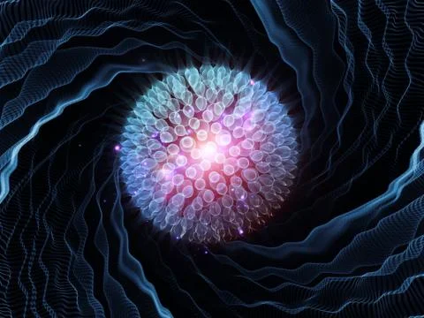 Out of the vortex Stockillustratie