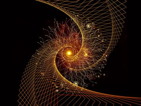 Out of the vortex Stock Illustration