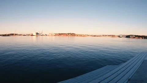 Out in the water Stock Footage 125695536