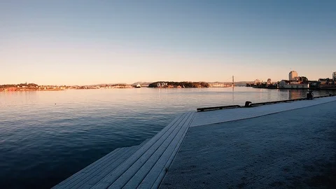 Out in the water Stock Footage 125699792