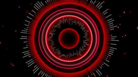 Out of waveforms Stock Footage 73253669