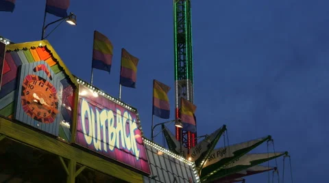 Outback and Sky Flyer Stock Footage 51841102