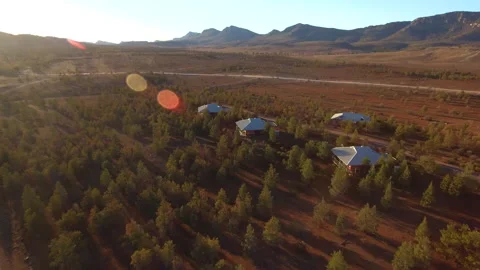 Outback Australia Flinders ranges scenic Stock Footage 280288599