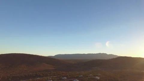 Outback Australia mountain range 4k Stock Footage 263798320