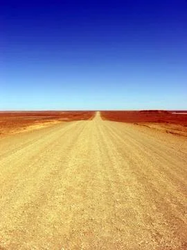 Outback desert track Foto stock