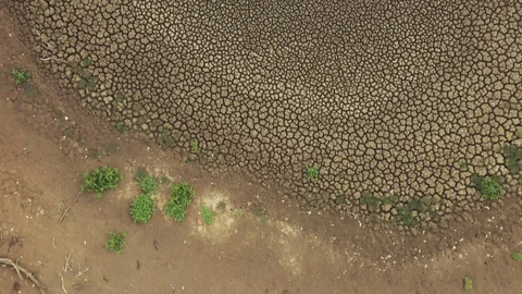 Outback Drought Aerial 02 Stock Footage 116692644