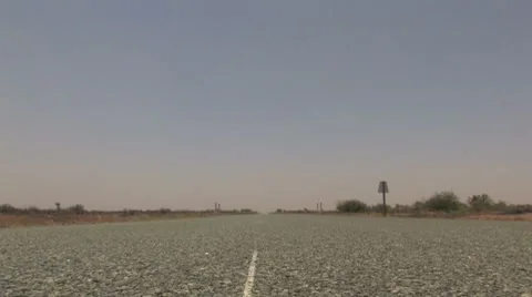 Outback Empty Road Stock Footage 7761137