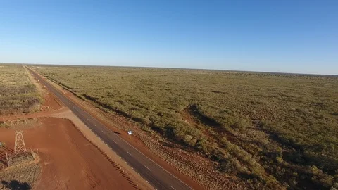 Outback Highway 2 Australia Stock Footage 90781082