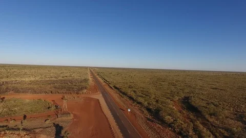 Outback Highway Australia 스톡 동영상 90781902