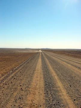 Outback long road Fotos Stock