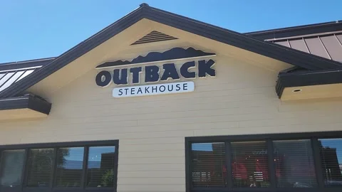 Outback Steakhouse Restaurant Stock Footage 201429708