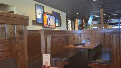 Outback Steakhouse Restaurant Stock Footage 201429906