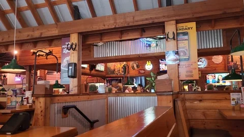 Outback Steakhouse Restaurant Stock Footage 201434476