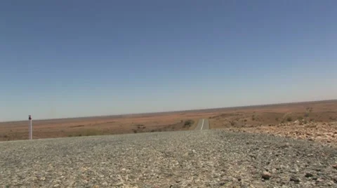 Outback Street with Wind Stock Footage 7761169