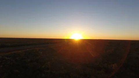 Outback Sunrise Australia Stock Footage 90784704