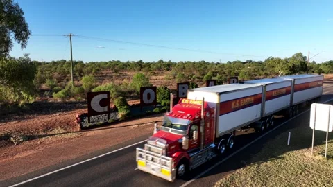 Outback town in Australia Vidéo 321047965