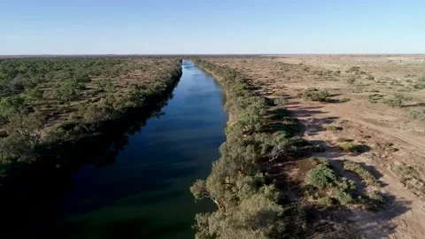 Outback.waterhole2 Video stock 204429166