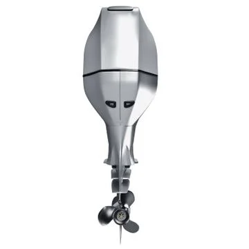 Outboard motor 3d Illustrazione stock